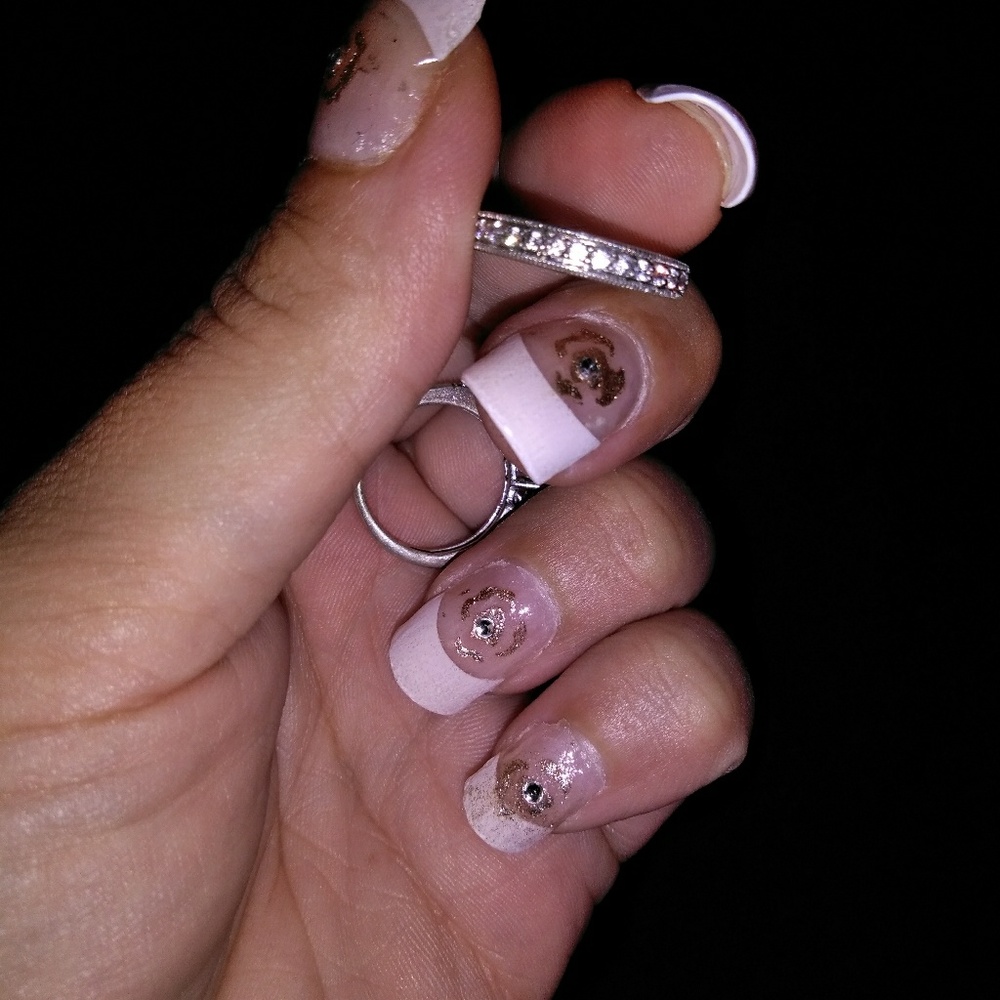 925 Sterling Silver 2pc Ring Set - image 3